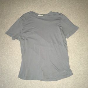 Buck Mason Curved Hem Tee Shirt. Medium.